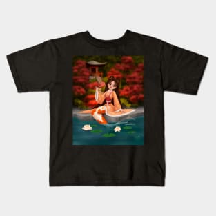 Japanese Mermaid Kids T-Shirt